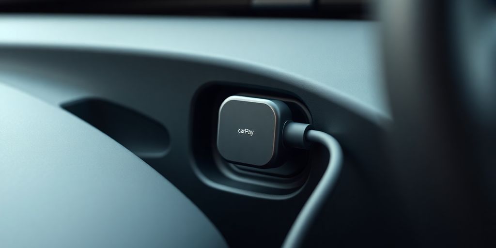 Wireless Carplay Adapter im Auto